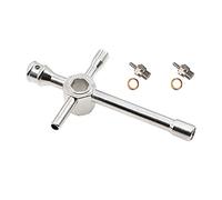 Perfeclan 2 Piezas Bujías Incandescentes N3 N4 con Llave Cruzada para HSP 70117 1/10 1/8 RC Buggy Camión, Piezas de Repuesto de Motor Nitro, 8mm - N3