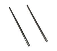 perfeclan 2 piezas de barras de de guitarra, herramientas de luthier, herramientas de reparación de instrumentos musicales, ajuste de mástil, Plata