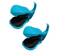 Perfeclan 2 Piezas de Sujetadores para Cañas de Pesca con Bolitas Fijas Correas Resistentes a Raspaduras Organizadores Prácticos Adecuados para Regalos Y Uso, Azul