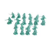 Perfeclan 20 Figuras de Soldados Antiguos, Minifiguras para Hombres y niños, Juego de Juguetes, Modelos de Guerreros, diseño de Diorama para Juegos, Escena en, Verde