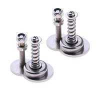 Perfeclan 2pcs Hebilla Magnética para Bicicletas Plegables Hecho de Hierro de Material Acero Inoxidable con Imán