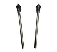 perfeclan 2x Pies de bombo Patas de soporte para batería Soporte de batería Piezas de repuesto Accesorios para instrumentos musicales Patas de tom Pies de tom