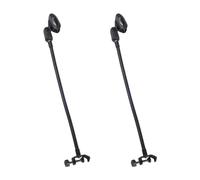 perfeclan 2x Soporte de Micrófono de de Hierro con Abrazadera de Escritorio de Resistencia Clips de Tubo Flexibles para Micrófono