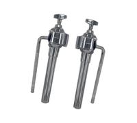 perfeclan 2x soporte de platillo Tom Mount l Barra de barra, con bola omni universal, sujeción de tomas de brazo de tom sencillo para jazz