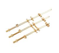 perfeclan 3 piezas Brasa Violín Cuerpo Cuesta Viola Kit de mantenimiento de Herramientas de reparación de violín resistente, Grande