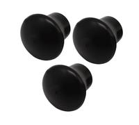 perfeclan 3 piezas de tambor de tambor de tambor deslizamiento de piernas Tom cubridas de admiradores de hardware reemplazo de tambor sin deslizamiento cubierta, 3.7x3.5cm