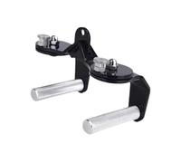 Perfeclan 3 Piezas Mango Ajustable de Gimnasio con Refuerzo de Placa Agarre Ergonómico Antideslizante Accesorio de Entrenamiento para Espalda y Tríceps, Angosto