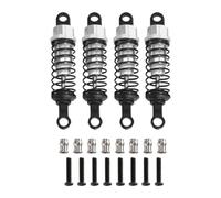 Perfeclan 4pcs ALCENTRAS de CHROCK de Aceite para RC CARRCHOS RC 55 mm Actualización de amortiguadores de Metal Conjunto 1/12 1/16 Escala para MN78 D90 B16 B14, Oro