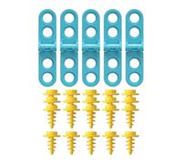 Perfeclan 5 bisagras de cartón para Herramientas de construcción con 20 Tornillos, Juguetes sensoriales, Juguetes educativos para Creatividad, proyectos de, Style D