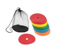 Perfeclan 50 Conos Planos, Marcadores de Puntos, Antideslizantes, para Suelo, para Entrenamiento de Fútbol, Discos Planos para Equipos Deportivos