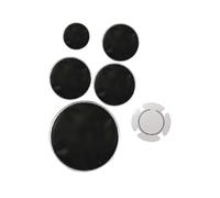 perfeclan 5pcs Drumhead profesional práctico, reduce el volumen, la práctica tranquila Silent Mute Drum Set Head Skin for Practice Kids Beginners, Style B