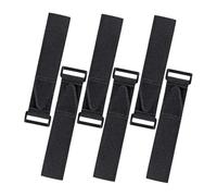 Perfeclan 6 Correas para Pantalones de Bicicleta, cinturón de sujeción portátil para Tobillo, Correa de portabicicletas para Correr y sombrillas de Patio, 22.5 Cm X 2.5 Cm