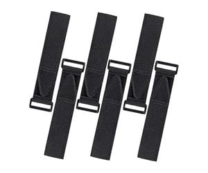 Perfeclan 6 Correas para Pantalones de Bicicleta, cinturón de sujeción portátil para Tobillo, Correa de portabicicletas para Correr y sombrillas de Patio, 3.8 Cm X 35.5 Cm