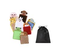 Perfeclan 8 tapetes sensoriales para educación temprana, Juguetes sensoriales con Forma de Animales para niños, Paneles de Pared táctiles para Ejercicios para
