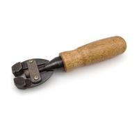 perfeclan Abrazadera de Mano Ajustable Alicate Pinza Herramienta de Sujeción con Mango de Madera Cómodo y Varilla Metálica Negra Apertura 1.2 Cm Adecuada para