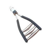 Perfeclan Abrazadera para Equipos Deportivos, Abrazadera encordado, 3 resortes, Cabeza Ancha, Herramienta sujeción Acero Inoxidable para, Negro
