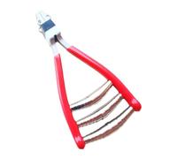 Perfeclan Abrazadera para Equipos Deportivos, Abrazadera encordado, 3 resortes, Cabeza Ancha, Herramienta sujeción Acero Inoxidable para, Rojo