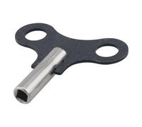 Perfeclan Accesorio de Llave para Dar Cuerda, ergonómico, portátil, de Acero, fácil de Usar, para Aficionados, dormitorios, hoteles y hogares, Negro