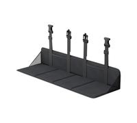 perfeclan Accesorios de placa de extensor de asiento trasero para el automóvil para acampar el espacio para acampar resistente fácilmente instalar fácilmente el, Negro 120x40cm