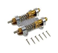 perfeclan Ajuste de armado de tope de trémolo de guitarra para guitarras eléctricas accesorios estabilizador de puente de trémolo sólido para principiantes para, Doble