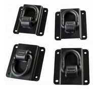 perfeclan Anclaje Remolque para Camioneta con Argolla Plegable Acero en para Sujetar Carga Pesada y Herramientas en la Caja Trasera l Vehiculo Durante el Transporte, Estilo B