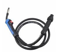 perfeclan Antorcha de Soldadura MIG 15AK Pistola Cable Material de Latón y Plástico para CO2 Rendimiento Constante y Fácil Desplazamiento, 2.5 Metros