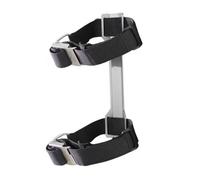 perfeclan Arnés de Cilindro de Buceo Adaptador de Tanque Placa Trasera para Cilindro Único Correas con Hebillas D-rings Aluminio T6061 Diseño Plano Vertical, Plata