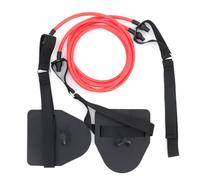 perfeclan Ayuda de Entrenamiento de Natación Kit de Pala Manual Correa Segura Resistencia Controlada para Técnica Estable Incluye, Rojo, Ojal Regular - 30 Libras