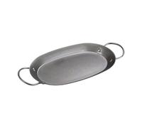 perfeclan Bandeja para Hornear Profunda de Acero Inoxidable Incluye Sartén para Asar Bandeja de Servicio Platos de Pescado y Sartén para Asado Robusta, tal como se describe, S