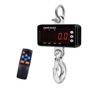 perfeclan Báscula Colgante Digital de 1500kg, báscula de grúa portátil, compacta electrónica para polipasto Grande, Mercado de Pesca, construcción al Aire