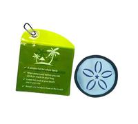 perfeclan Beach Sand Remover Eraser de arena Viaje Compacto de vacaciones portátil Essentials de arena limpiador de arena de la playa para niños familiares, Azul Claro