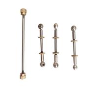 perfeclan Bielas de trompeta, kit de reparación de trompeta, tuercas de ajuste, rótulas universales para principiantes, 3 Piezas