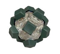 perfeclan Bola de inquietud del Teclado, Juguete sensorial, Mini Fiesta portátil de Regalo de Regalo Teclado Teclado para Mujeres Estudiantes , Verde Oscuro