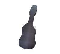 perfeclan Bolsa de guitarra con asa lateral, portátil, ligera, profesional, funda rígida para guitarra, para correas, afinadores, púas y capos, Negro