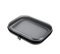 perfeclan Bolsa de maquillaje de viaje, bolsa de cosméticos de gran capacidad, informal, de gran apertura con cremallera, de almacenamiento PETG para mujeres, 25 Cm X 12 Cm X 5 Cm
