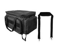 Perfeclan Bolsa Organizadora de Almacenamiento para Coche RC, Versátil Estuche de Transporte para Accesorios, Bolso de Hombro para Reparaciones de Granjas, Jard, Negro