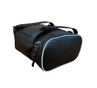 Perfeclan Bolsa para portaequipajes Trasero de Bicicleta, Suministros para Ciclismo, Multifuncional, Impermeable, de PU, para Bicicleta de Carretera, O Pattern