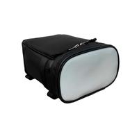 Perfeclan Bolsa para portaequipajes Trasero de Bicicleta, Suministros para Ciclismo, Multifuncional, Impermeable, de PU, para Bicicleta de Carretera, Negro Y Plateado