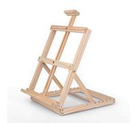 perfeclan Caballete de Mesa Caballete Portátil de Escritorio Soporte de Pintura Soporte para Lienzo Atril de Madera con Soporte Frontal para Tablas y Lienzos