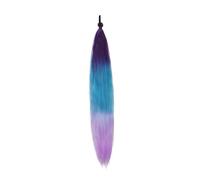 perfeclan Cabina de cola de caballo Peluca a alta temperatura Fibra Banda elástica de pelo Extensión de cabello Long Ponytail para el rendimiento de, C26