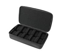 Perfeclan Caja de almacenamiento de Estuche de Viaje para relojes, bolsa de almacenamiento para relojes con 10 ranuras, Estuche de transporte para relojes de