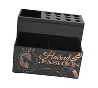 perfeclan Caja de soporte para tijeras de peluquero, estante para tijeras de peluquería de salón, organizador profesional de salón, soporte para tijeras de