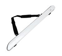 perfeclan Caja de transporte de arco Box de arco resistente a los rasguños portátiles con correa de hombro ajustable violín VIola Celo de brote para espectáculo, Blanco