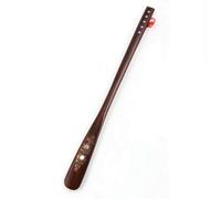 Perfeclan Calzador de Madera Calzador Zapato Ayudador Calzado Cucharilla Zapatos con Superficie Pulida y Agarre Cómodo Guía el Talón con Suavidad Apto para Vestirse con Rapidez Casa, Ebony, 70CM