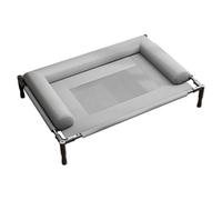 Perfeclan Cama Elevada para Mascotas con Almohada Resistente Cama Lavable de Rejilla Transpirable Hamaca Portátil Adecuada para Mascotas en Ambientes, Grande