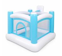 perfeclan Cama Inflable Infantil Parque Hinchable Castillo Inflable Colchoneta Colchón de Aire con Laterales y Zona Acolchada para Saltar Adecuada para Sala de Juegos Fiestas en Casa