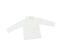 Perfeclan Camisa Abotonada a Escala 1:6 para Figura de Acción, Top Informal, Mini Camisa de Trabajo, Ropa para Muñecos Masculinos de 12 Pulgadas, Accesorios Par, P28