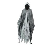 Perfeclan Capa de Halloween, Capa de Mago para Sala de, Fiesta temática para Adultos, Hombre y Mujer, Gris