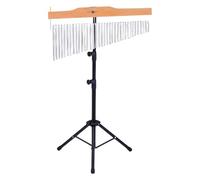 perfeclan Carillón de barra de una fila, trípode ajustable, resistente, profesional, para principiantes y profesionales, instrumento de percusión portátil, 36 Nota