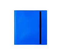 Perfeclan Carpeta de Tarjetas 12 Bolsillos Carpeta de Tarjetas Deportivas Diseño de Correa 480 Tarjetas Álbum de colección de Tarjetas de Doble protección para, Azul